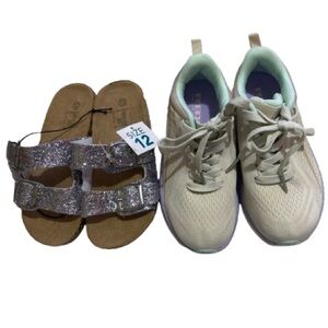 RBX Sneakers and Silver Glitter Sandals